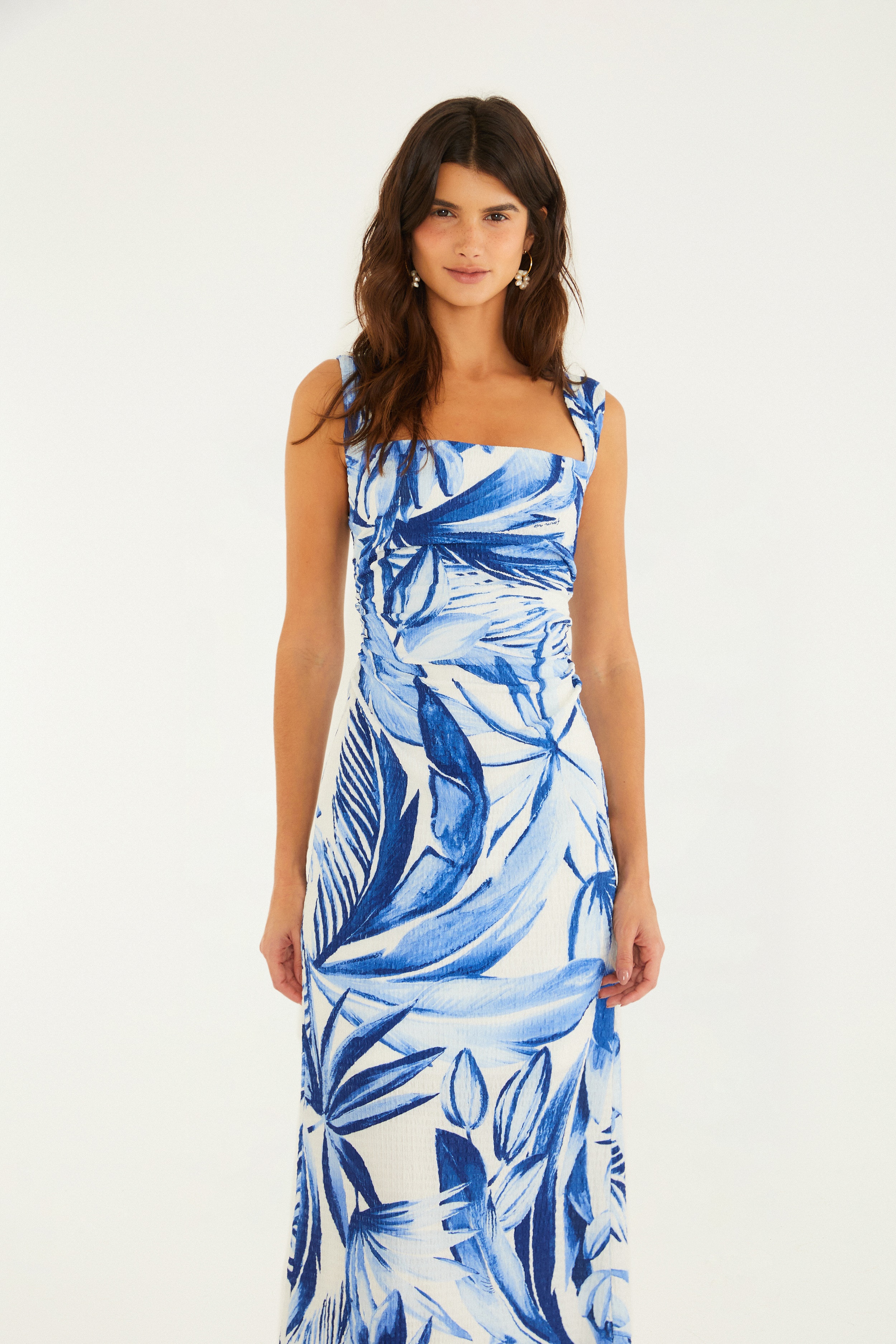 Vestido Midi Floral Primavera